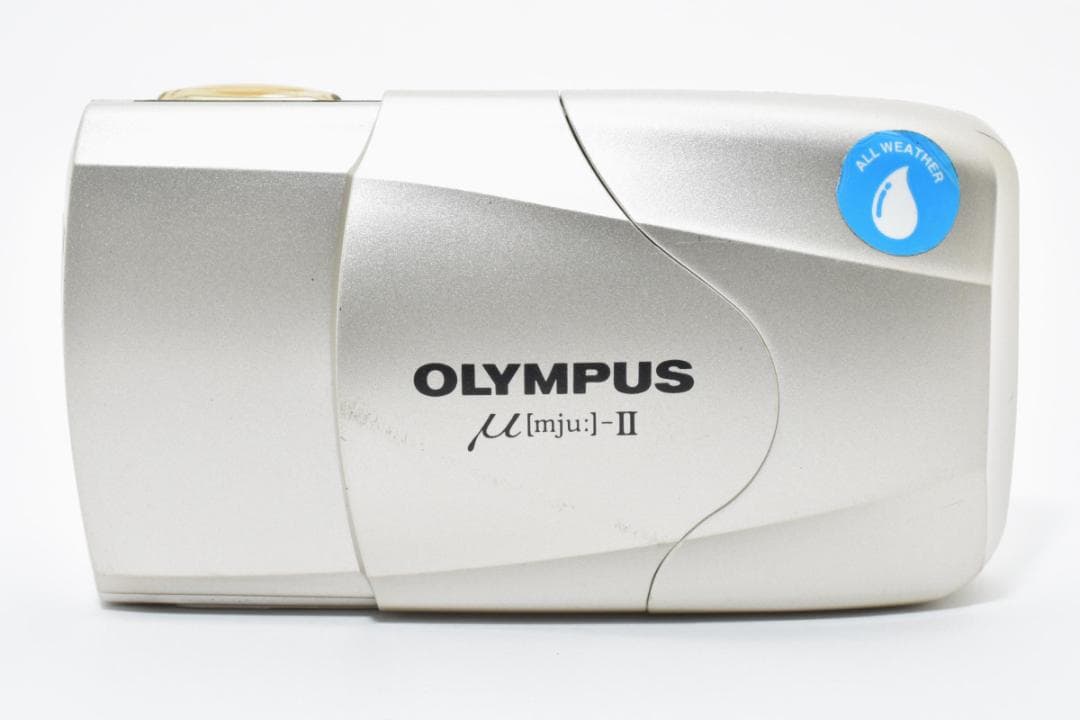 OLYMPUS μ II シルバー コンパクトフィルムカメラ