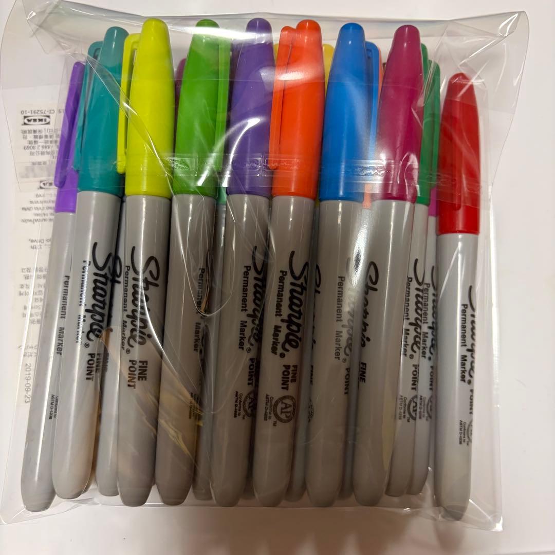 油性カラーペン　Sharpie 23本セット　シャーピーペン