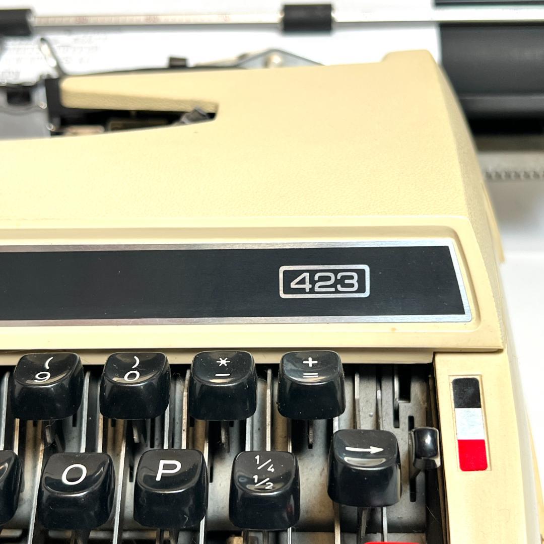 タイプライター ブラザー　WIDE-7、423　動作良好、日本製　1980年代