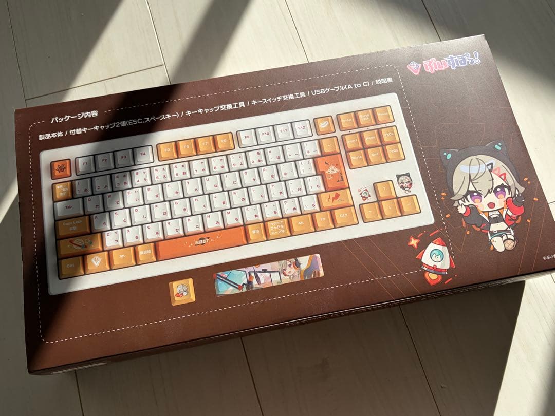 【ぶいすぽ/小森めと】 VSPO! GEAR ゲーミングキーボード【使用感あり】