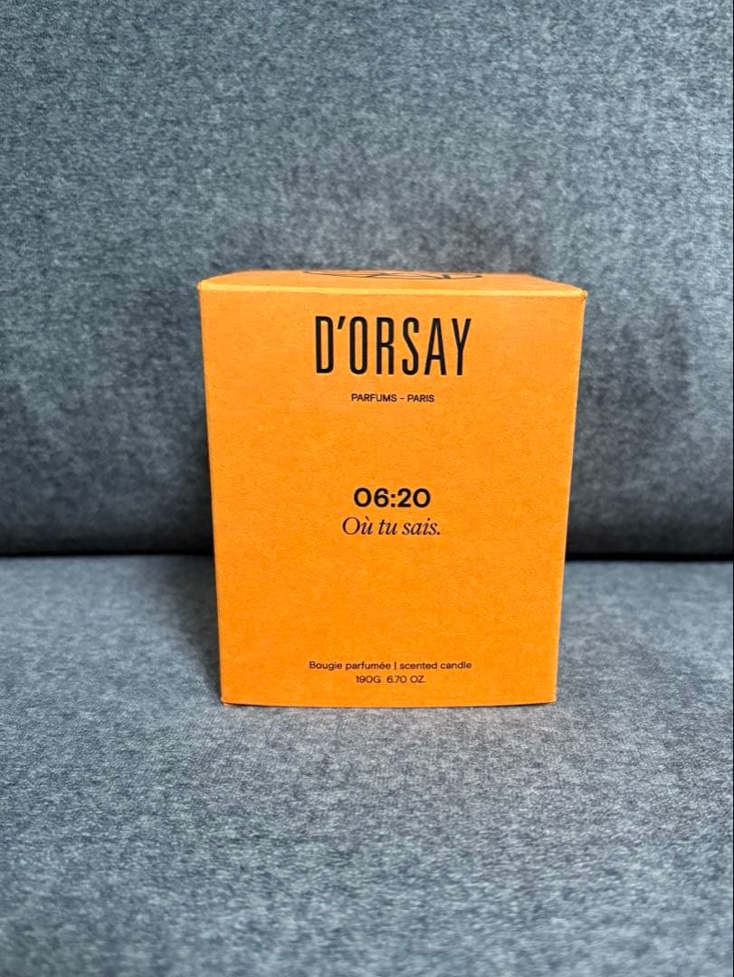 ドルセー　 D'ORSAY 06:20 ウテュセ センティドキャンドル　190g