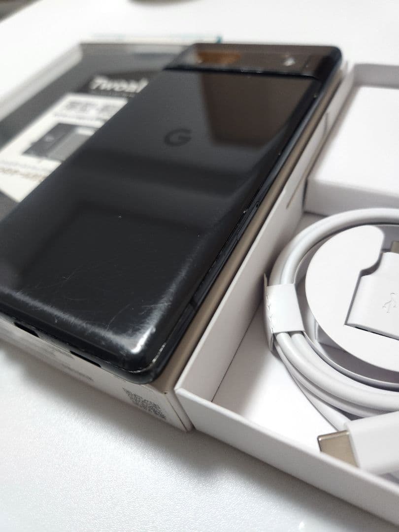 ケース付 Google Pixel 7a 128GB ブラック 黒 チャコール