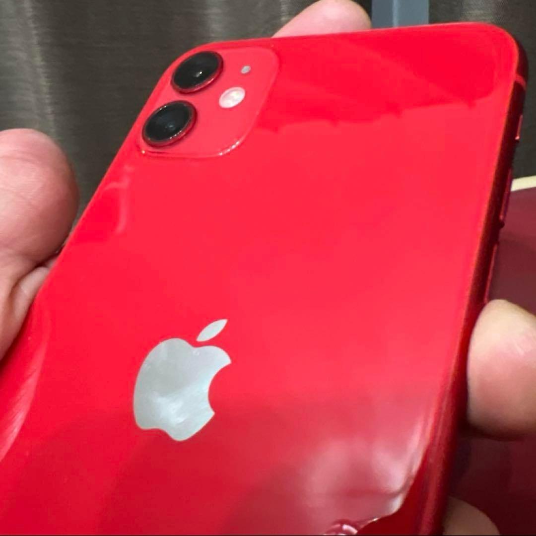 【iOS 18.4】iPhone 11 レッド 64GB