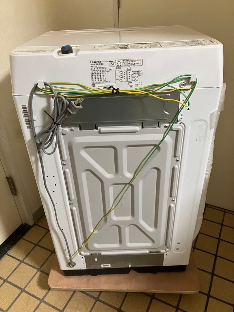 Hisense 5.5kg 全自動洗濯機 HW-T55H 2025年製 美品