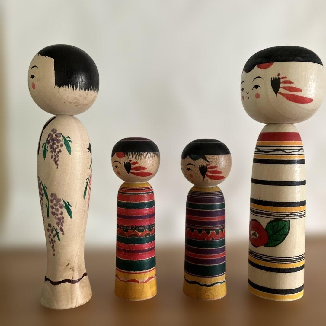 こけし　佐藤英之　4体セット