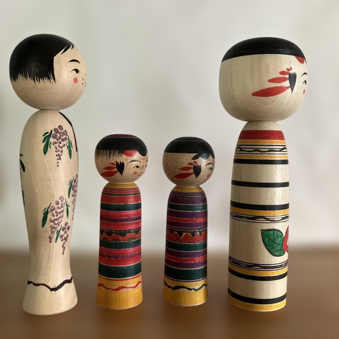 こけし　佐藤英之　4体セット