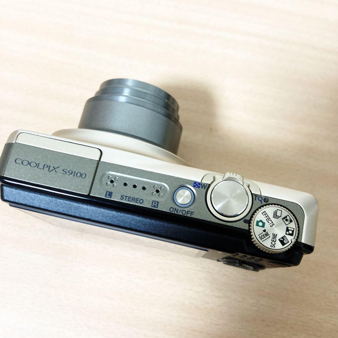 Nikon ニコン COOLPIX S9100 ゴールド　デジカメ　コンデジ