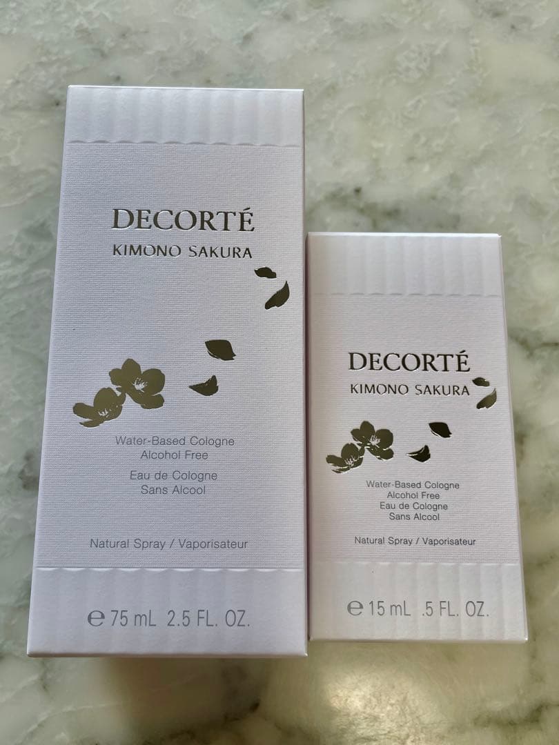 コスメデコルテ キモノ サクラ　ウォーターコロン　75ml & 15ml セット