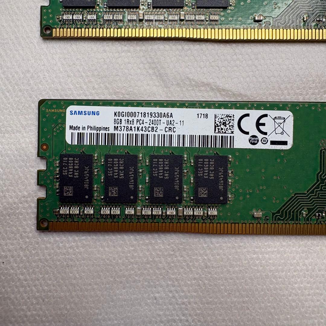 SAMSUNG PC4 2400T 8GB×2