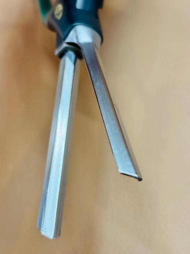 美品　LENZ α-8レンツアイロン クシ目　5角8㎜　理容アイロン