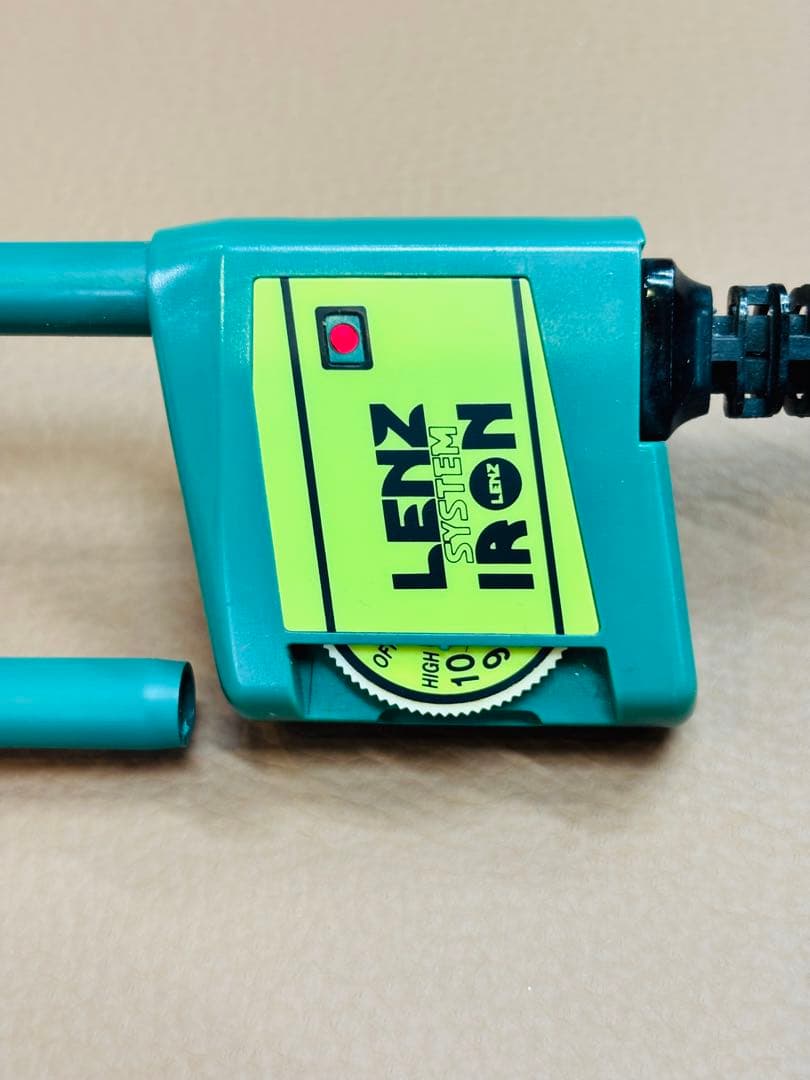 美品　LENZ α-8レンツアイロン クシ目　5角8㎜　理容アイロン