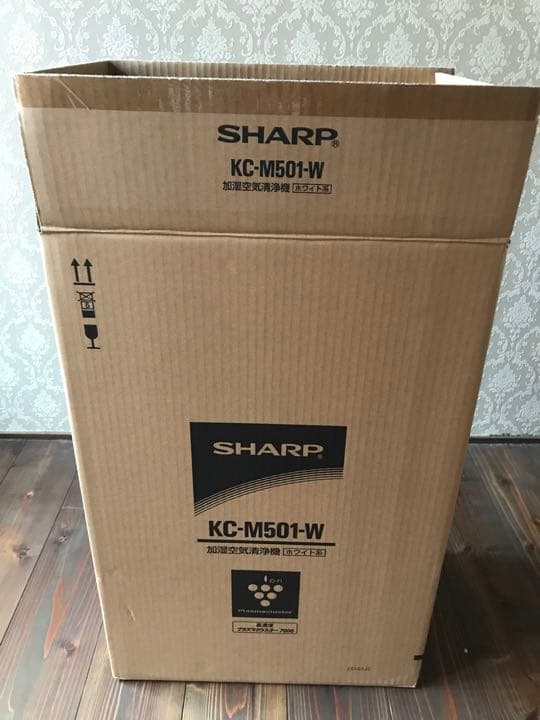 Sharp プラズマクラスター加湿空気清浄機KC-M501 2017年製 中古品