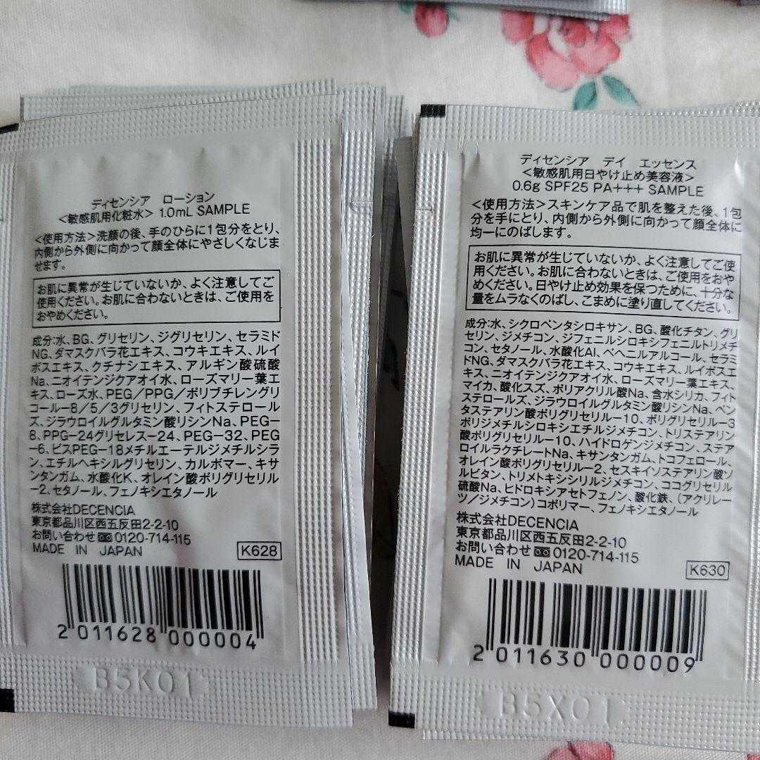 DECENCIA トライアルセット サンプル　192枚