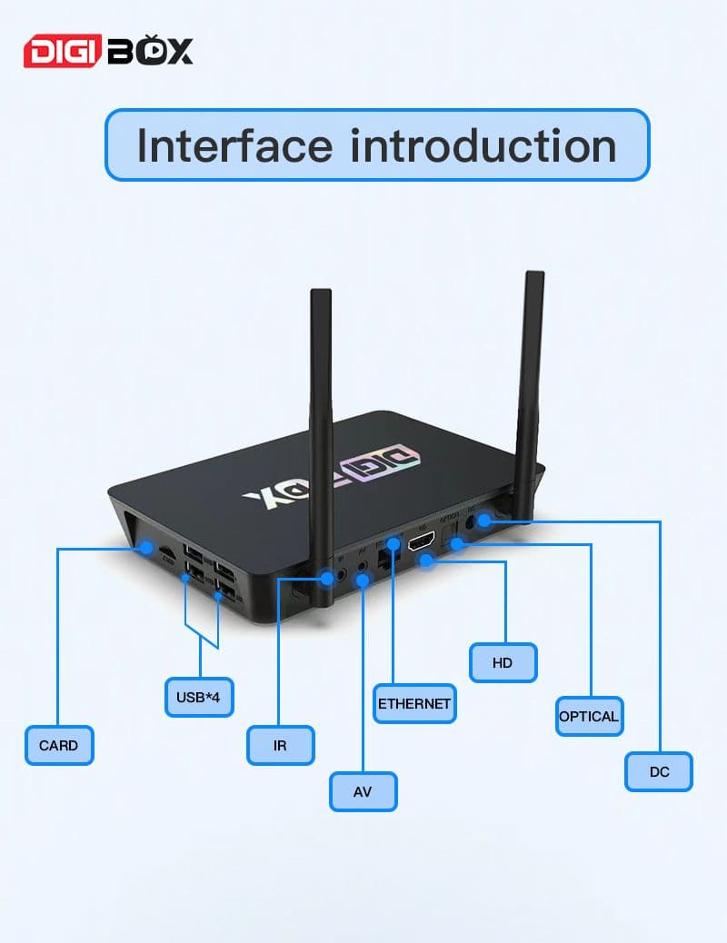 最も人気のあるテレビボックス DIGIBOX D3 PLUSライブテレビボックス
