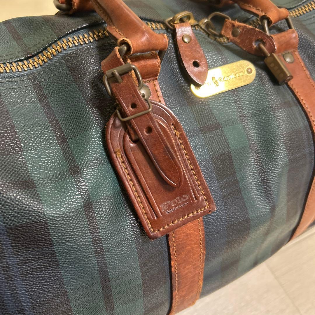 POLO RALPH LAUREN ラルフローレン ボストンバッグ チェック柄