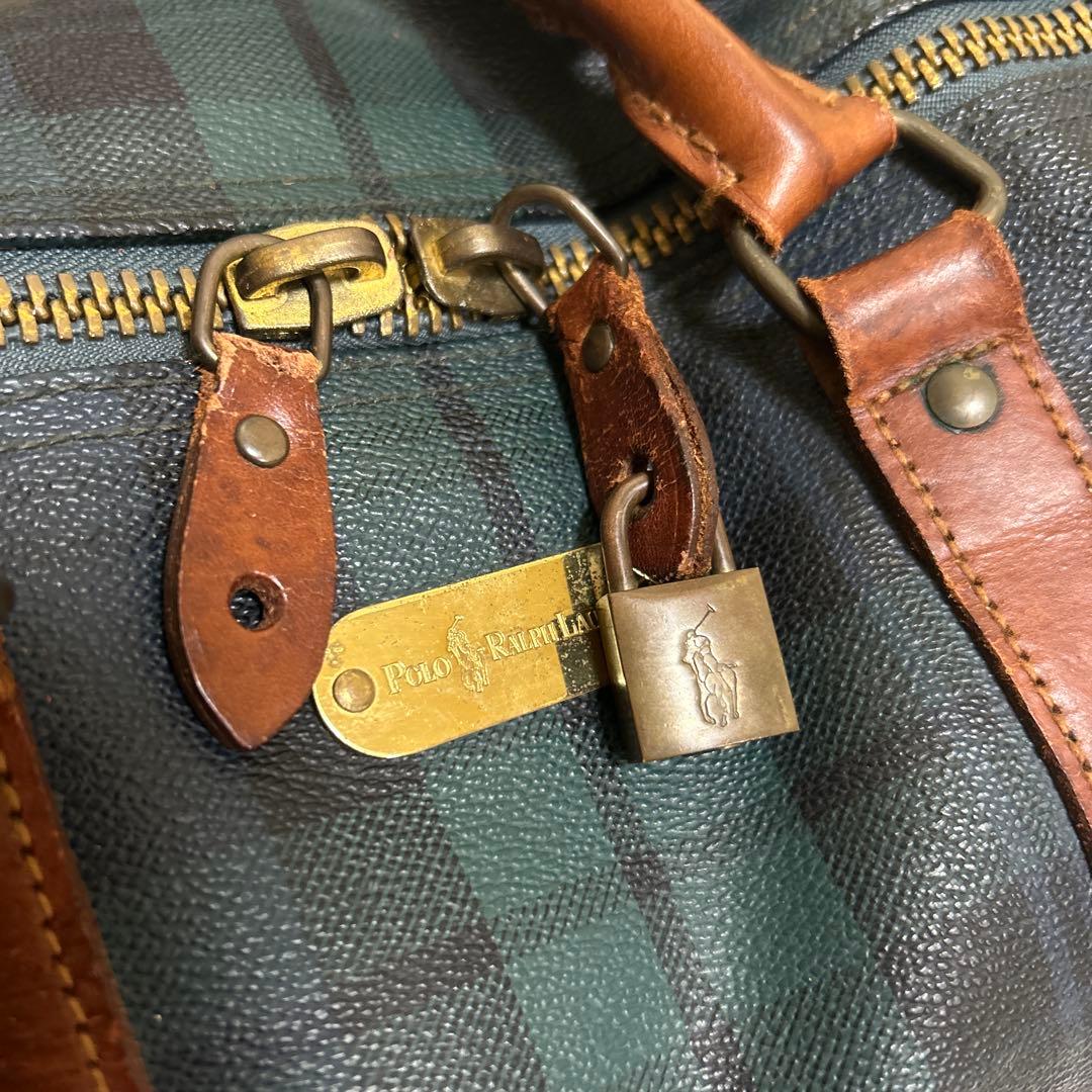 POLO RALPH LAUREN ラルフローレン ボストンバッグ チェック柄