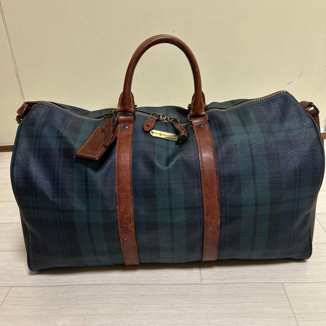 POLO RALPH LAUREN ラルフローレン ボストンバッグ チェック柄