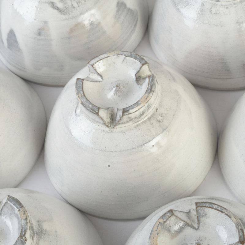茶道具　黄ノ瀬窯　古萩　数茶碗　十客　共箱　M　9971A