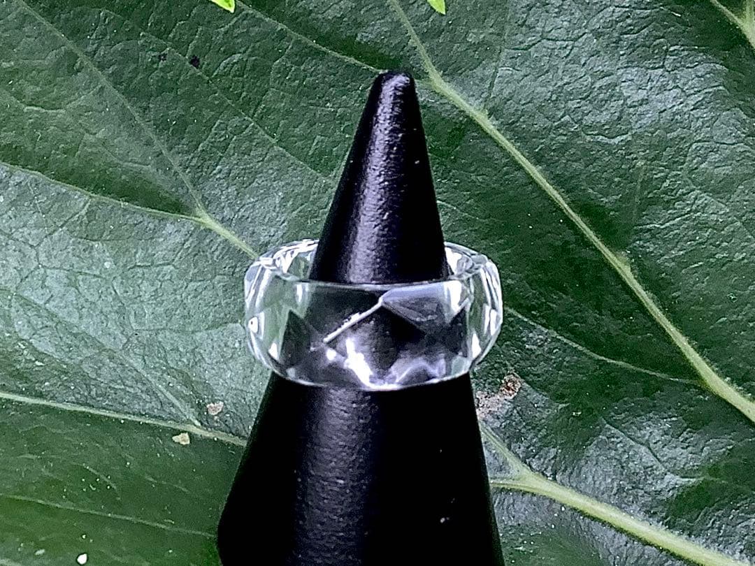 ✳ガネッシュヒマール水晶くりぬきリング　全て⭕️本物保証品卸し販売売り尽くしで…