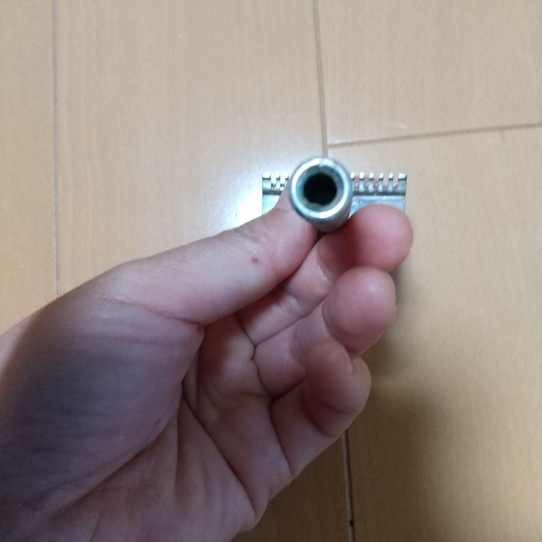 昔のカミソリホルダー、金属、昭和レトロ