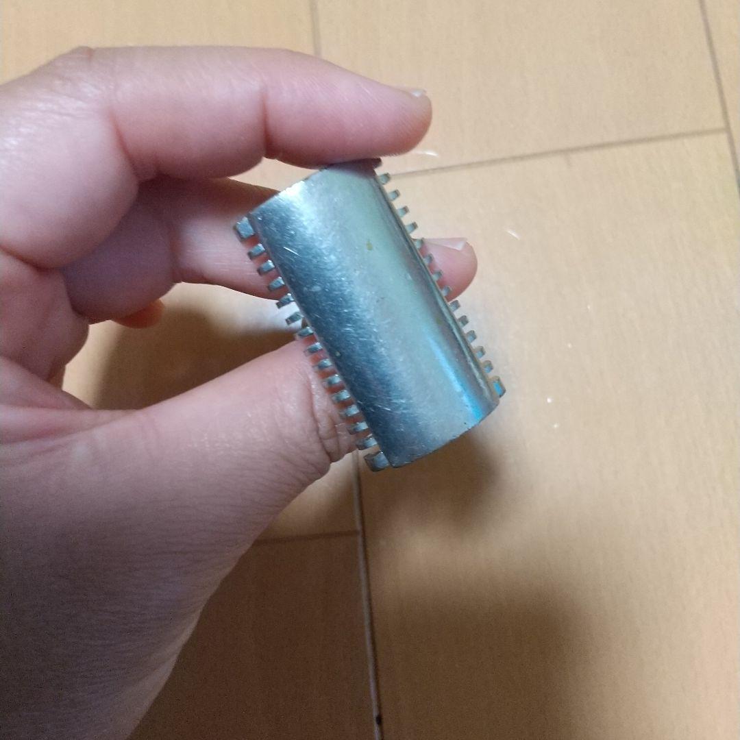 昔のカミソリホルダー、金属、昭和レトロ