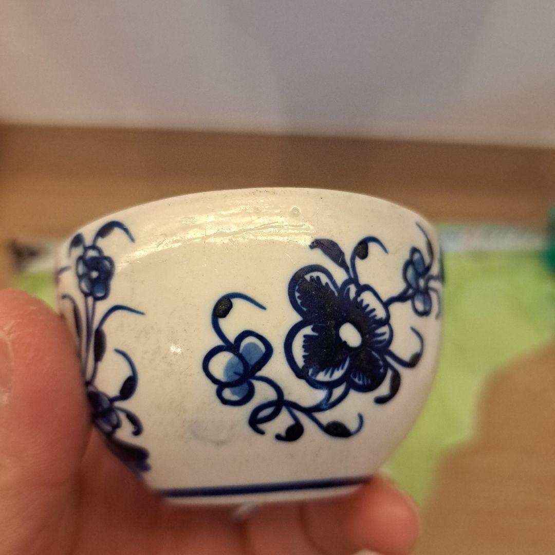 アンティーク　ティーカップ　　花柄
