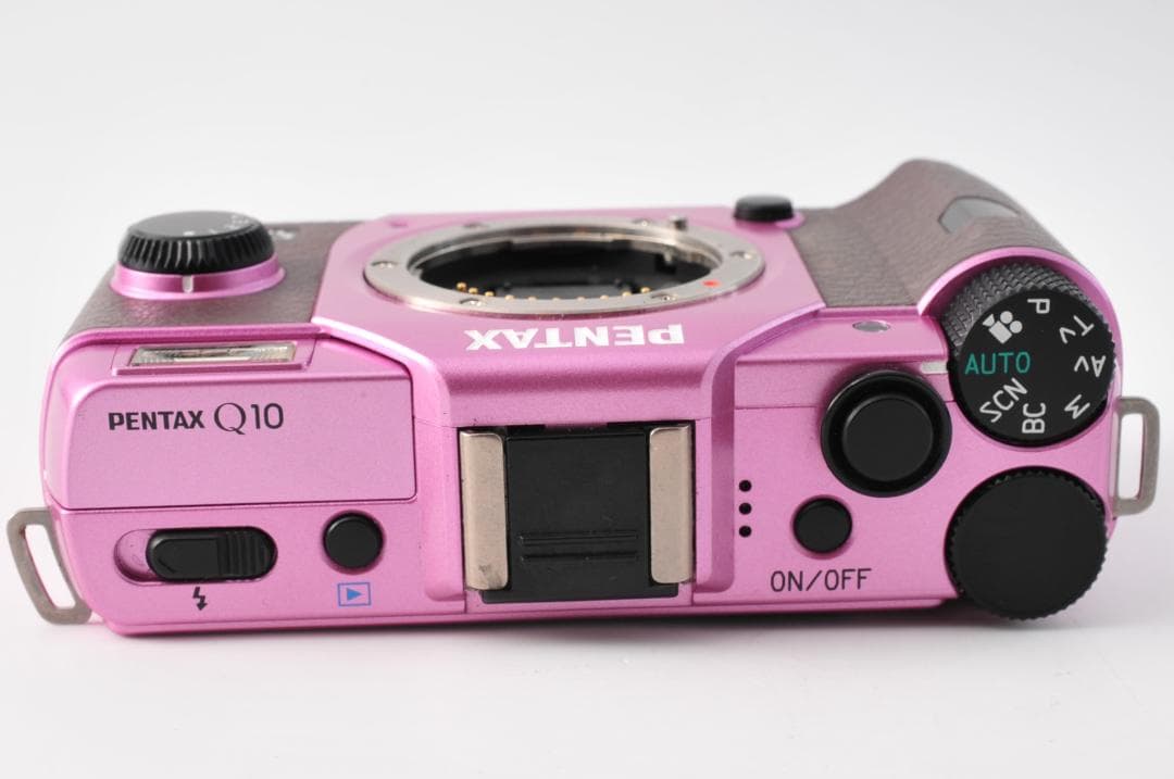 PENTAX Q10 ピンク 美品 02ズームレンズ 箱付 #108