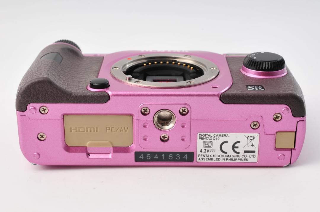PENTAX Q10 ピンク 美品 02ズームレンズ 箱付 #108