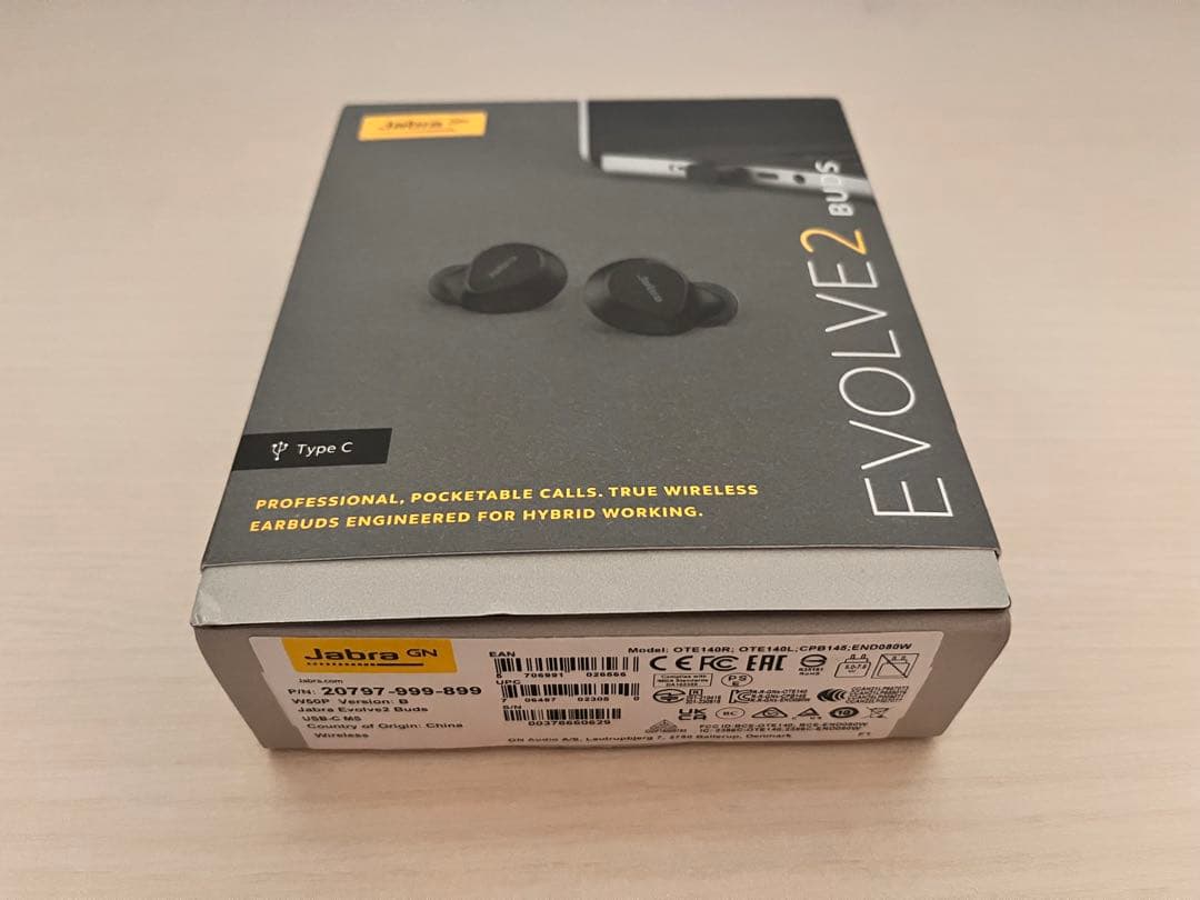 未開封品　Jabra Evolve2 Buds ワイヤレスイヤフォン