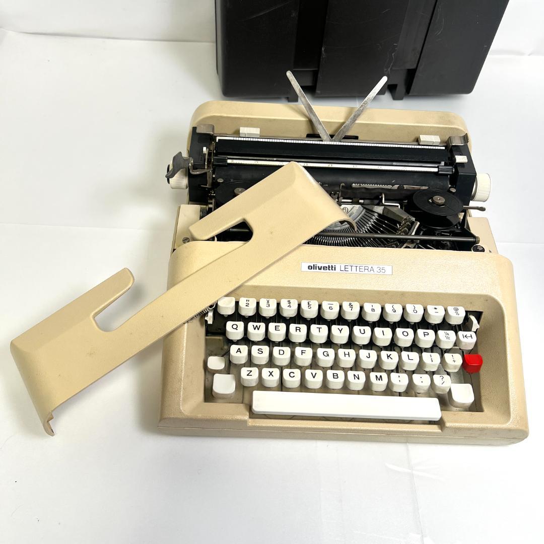 タイプライター オリベッティLETTERA 35、動作良好、スペイン製1970s
