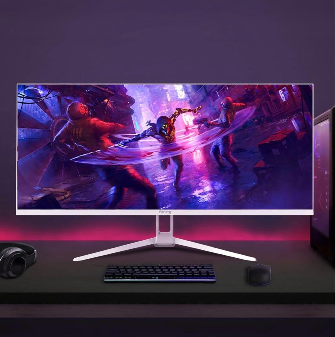 ウルトラワイドモニター 34インチ 平面 PC モニターWFHD