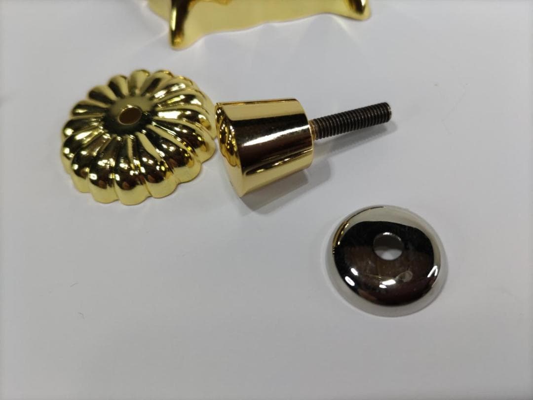 【六葉金具】３寸ｘ２点 社寺仏閣、神輿、山車、社寺金具です。直径90ｍｍ