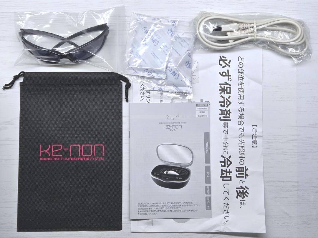【使用僅少/付属品全付】脱毛器 ケノン Ke-non 8.5 マットブラック