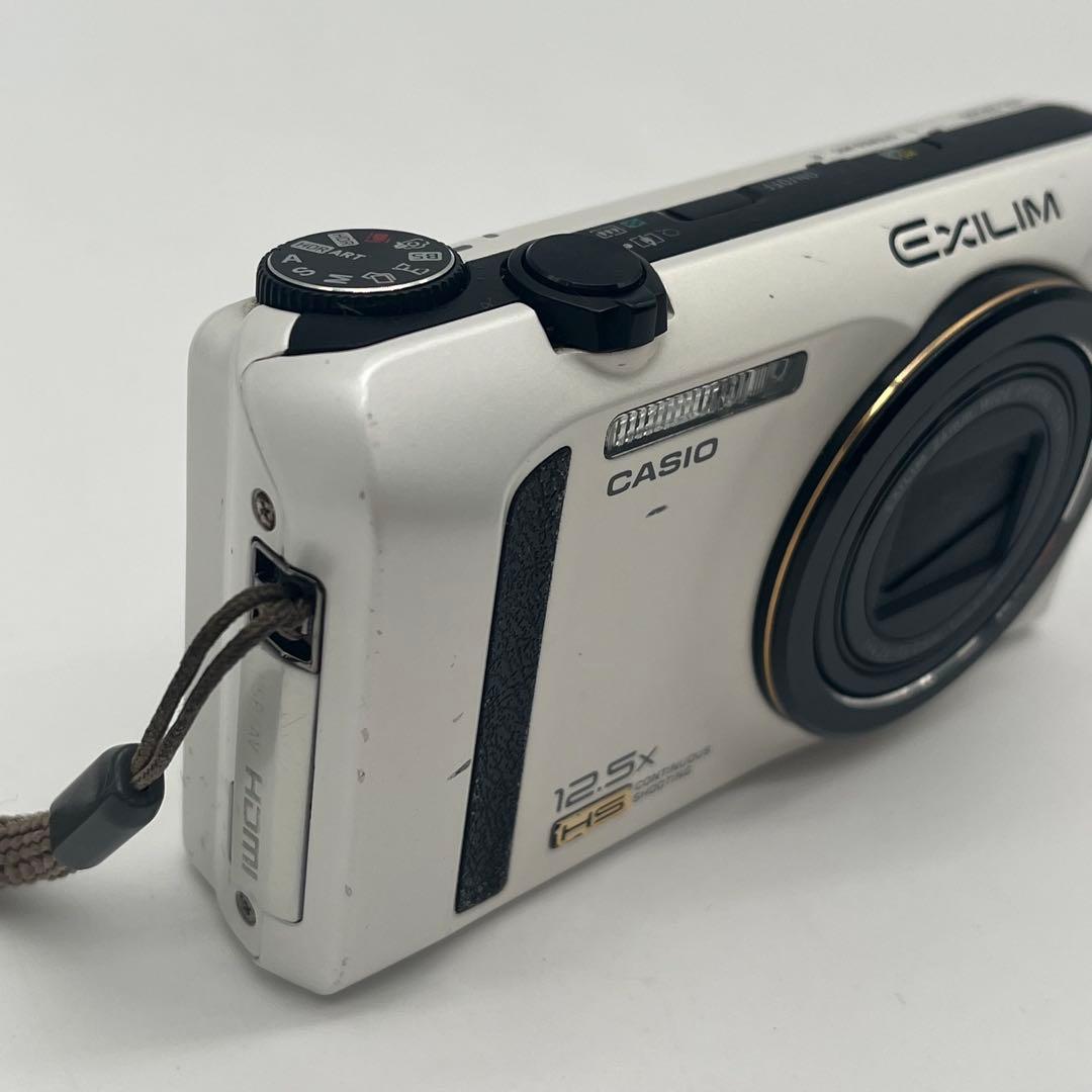 CASIO EXILIM EX-ZR100 ホワイト ジャンク品 デジカメ
