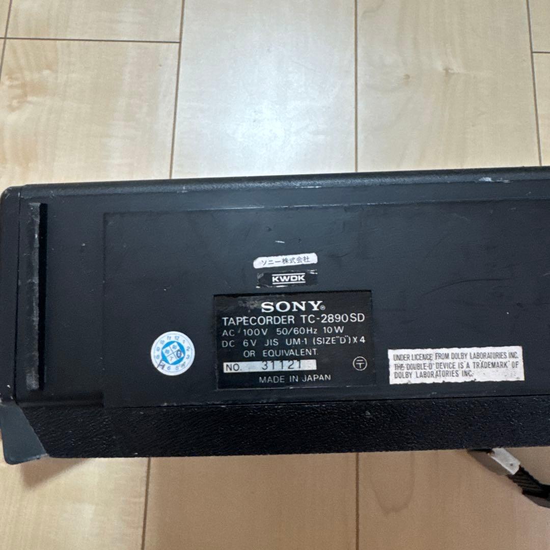 SONY TC-2890 SD カセットデッキ