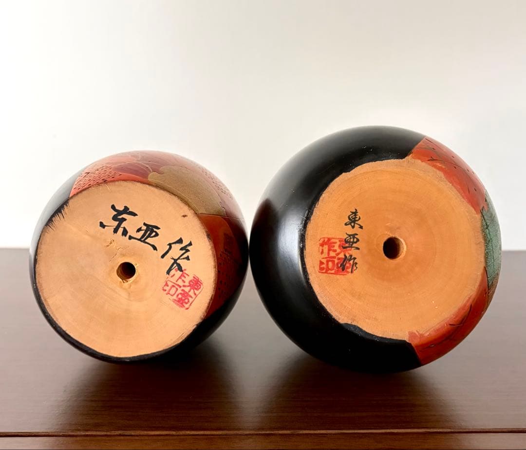 関口 東亜 Toa 創作 こけし kokeshi 人形 レトロ 姫 ペア