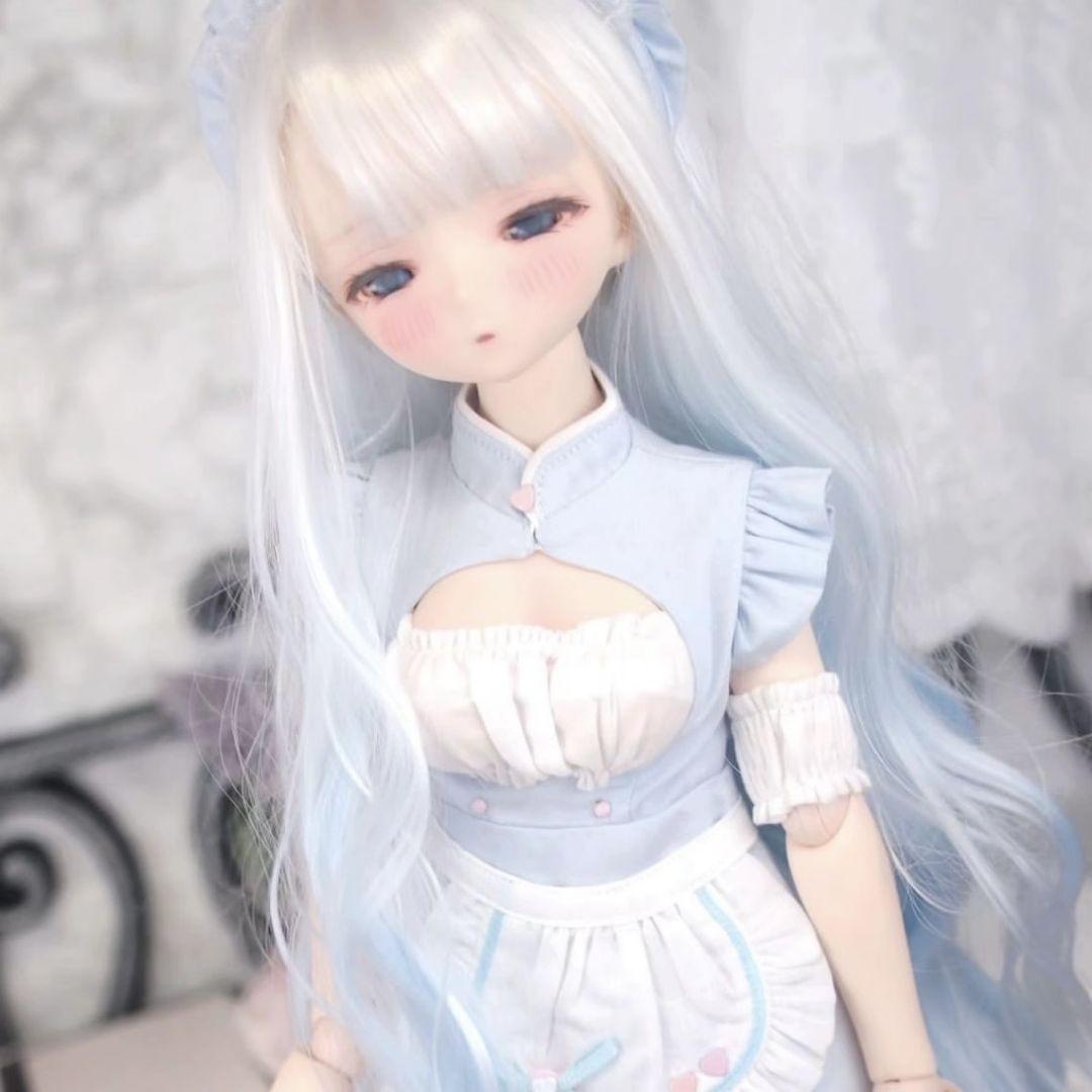 AX767 BJD 1/3 人形 ドール　用ウィッグ カツラ 耐熱 ハンドメイド
