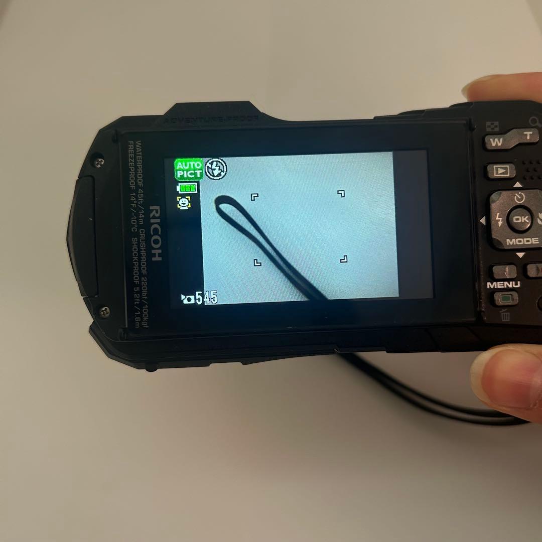 KRICOH WG-50 防水デジタルカメラ オレンジ/ブラック 本体