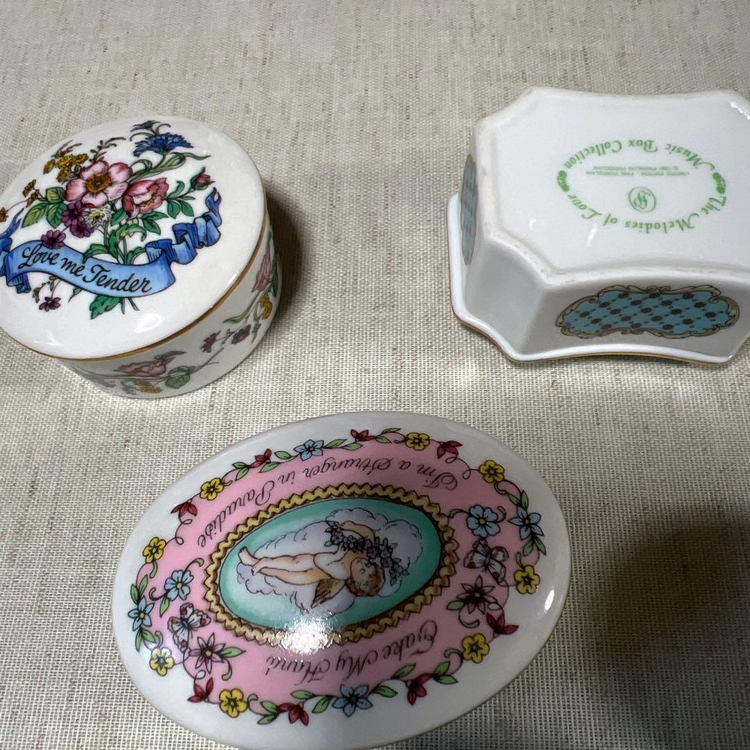 訳あり　FRANKLIN PORCELAIN 陶器　オルゴール　コレクション