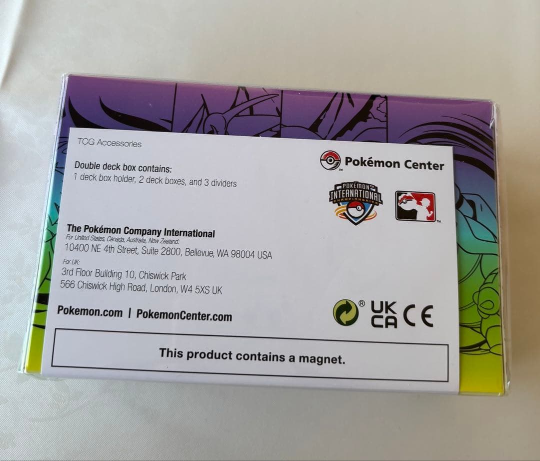 ポケモン海外大会　EUIC 2026 ダブルデッキケース　新品未開封