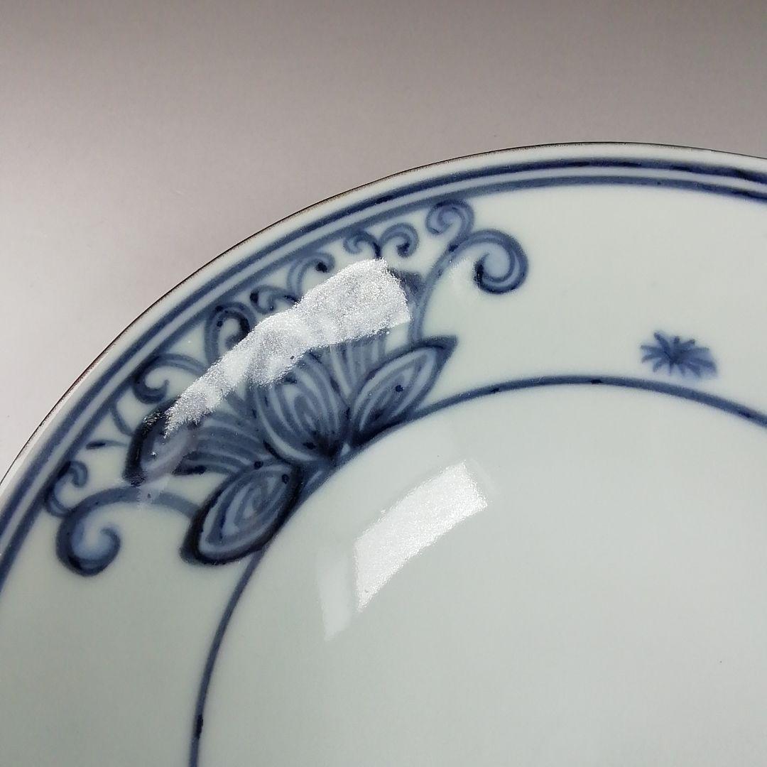 Ｗ３４０　茶碗　『染付　茶碗』『玉堂窯　手塚玉堂 造』　共箱　抹茶碗　茶道具
