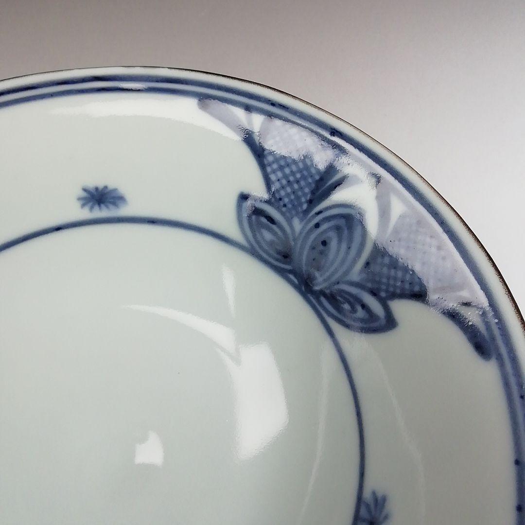 Ｗ３４０　茶碗　『染付　茶碗』『玉堂窯　手塚玉堂 造』　共箱　抹茶碗　茶道具