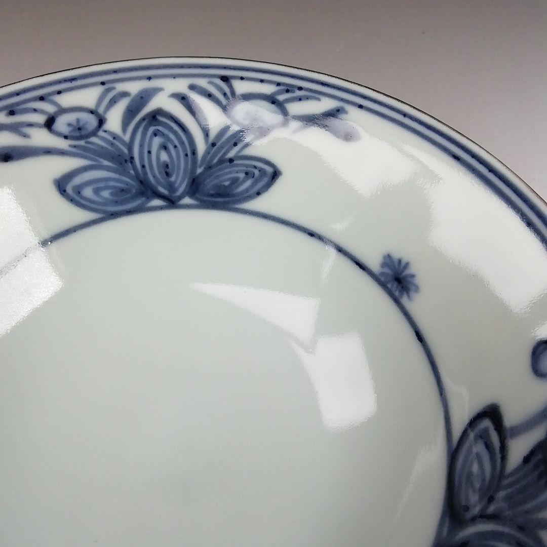 Ｗ３４０　茶碗　『染付　茶碗』『玉堂窯　手塚玉堂 造』　共箱　抹茶碗　茶道具