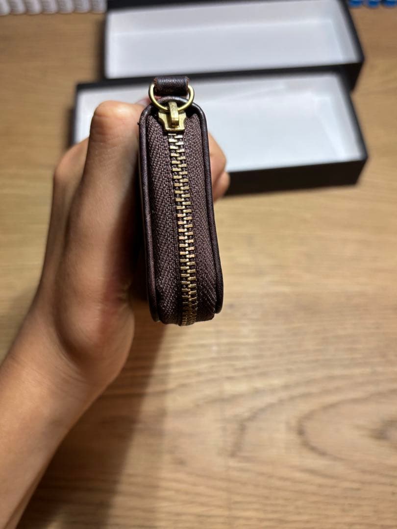 sot BOXペンケースキャメルプエブロ sot ラウンドジッペンケースプエブロ