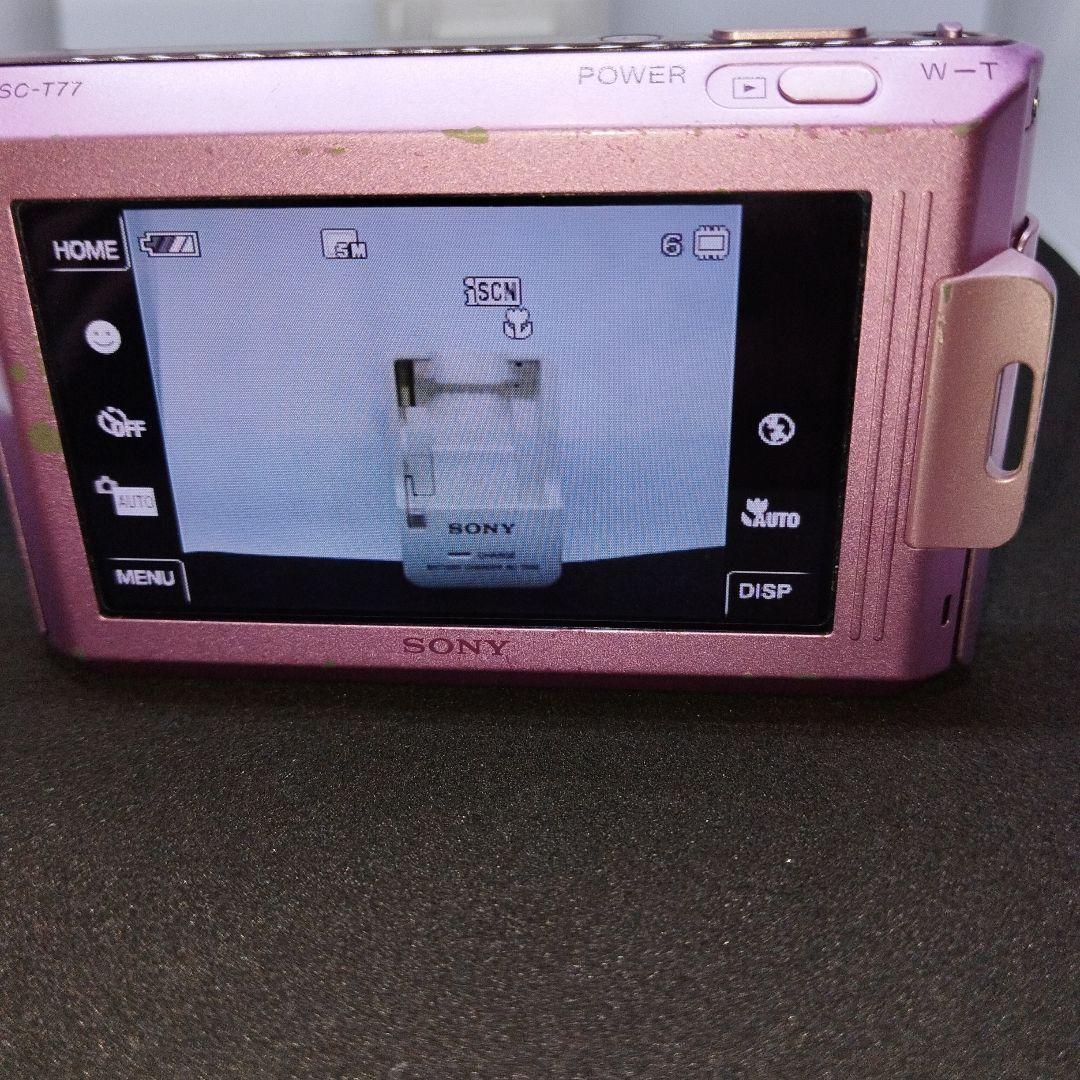 SONY Cyber-shot ピンクDSC-T77 NP-BD1 バッテリー