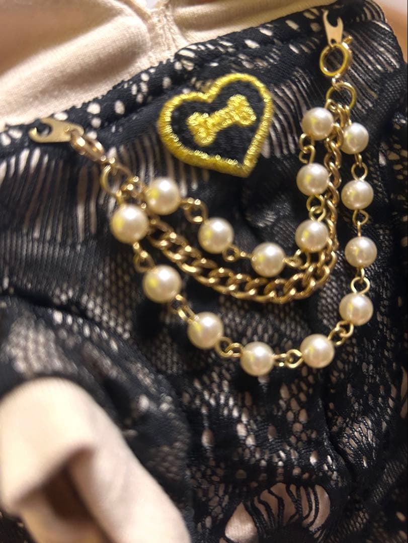 Fifi&Romeoフィフィアンドロメオ ネックレス　ブラックレースドレス