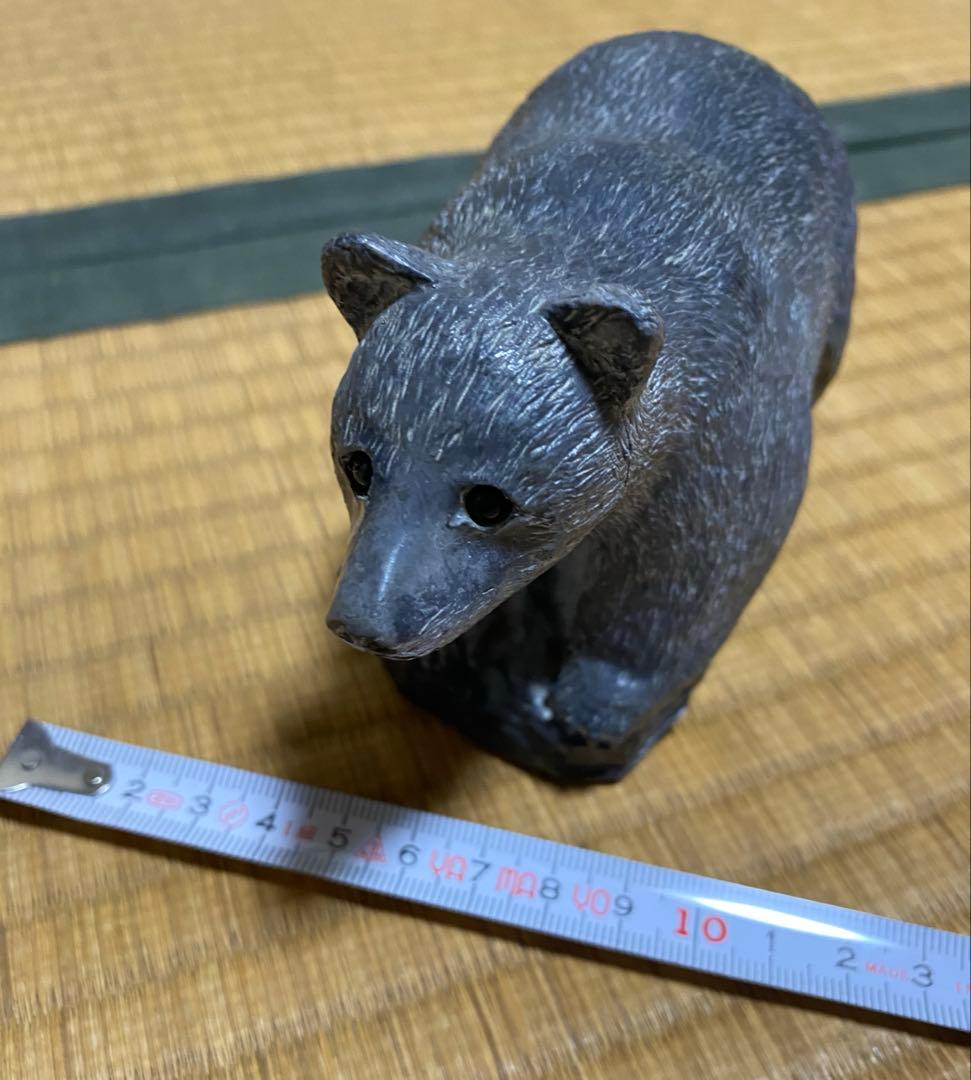激レア「A WOLF ORIGINAL」 カナダ製 手作り クマ置物