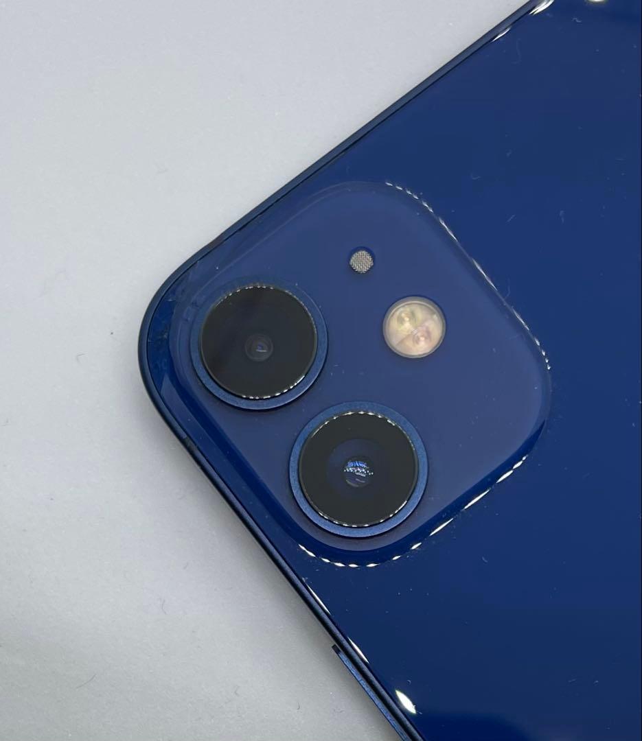 iPhone 12 mini 64GB ブルー SIMフリー バッテリー74%