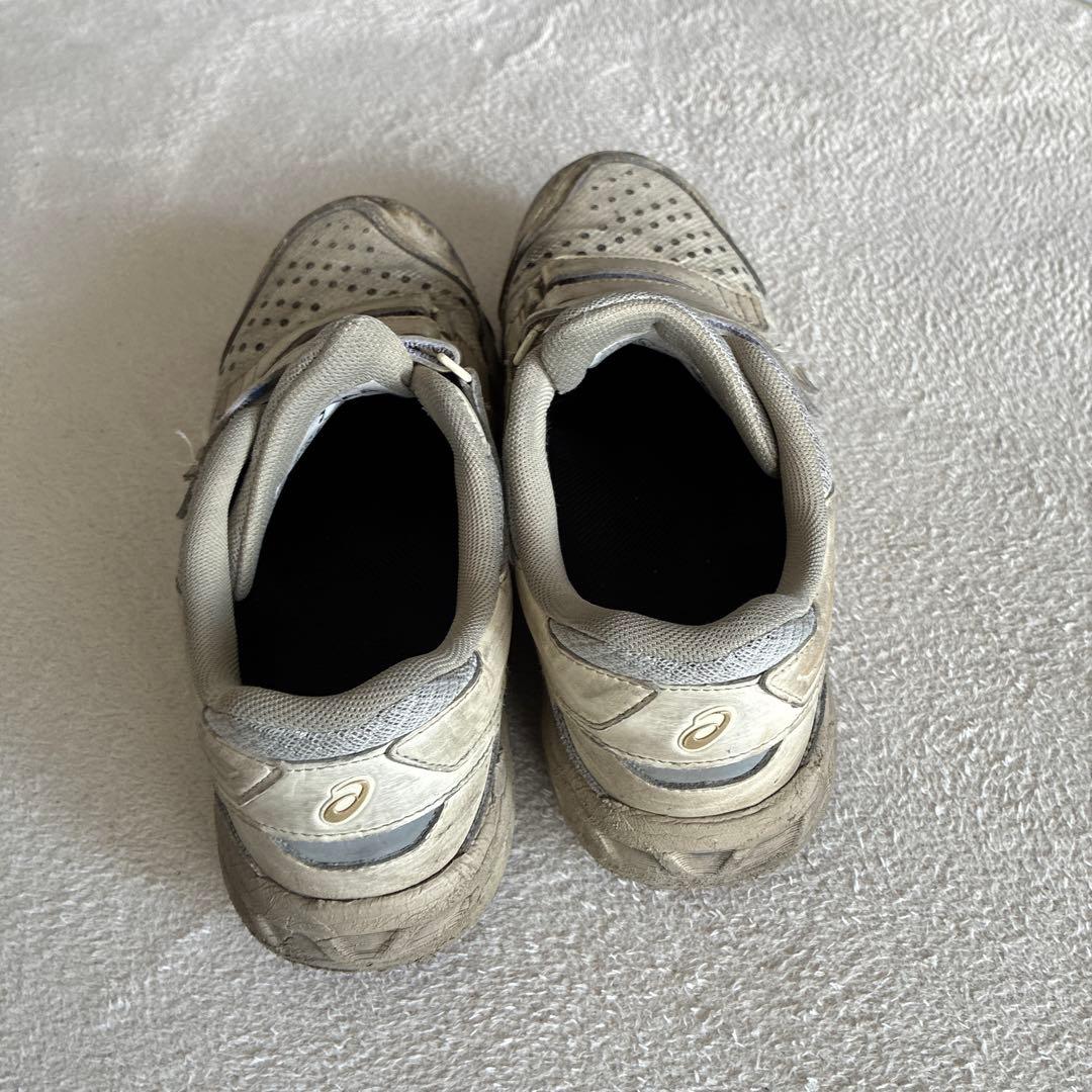 ASICS 安全靴 ベルクロストラップ ホワイト/グレー
