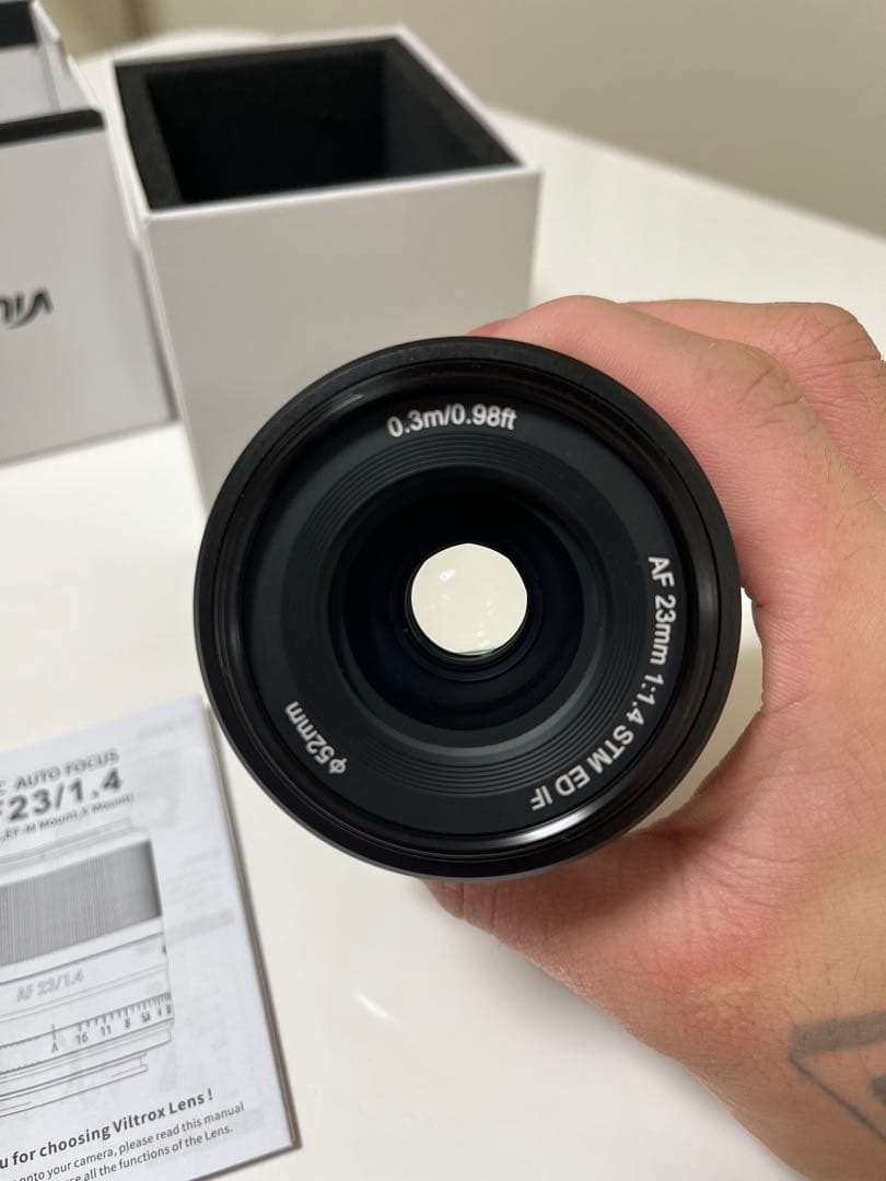 Viltrox AF 23mm F1.4 xマウント UVフィルタほぼ新品